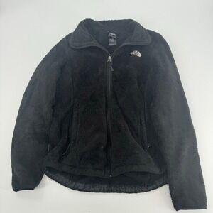 The North Face Fleece Jacket Full Zip Black Womens M Soft Cozy